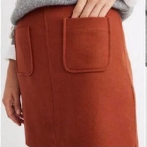 Madewell wool skirt